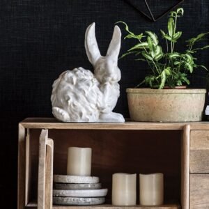 Harriet the Long Haired Rabbit – Resting Figurine