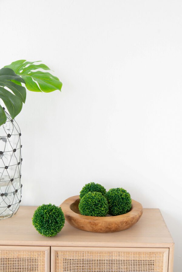 Faux Boxwood Ball Trio – Gift Boxed Set