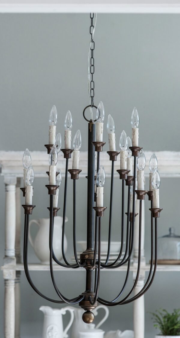 Cathedral Bronze Grand Tiered Chandelier