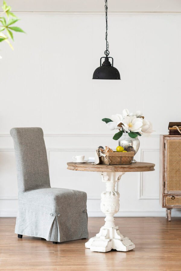 Industrial Rivet Dome Pendant in Matte Black