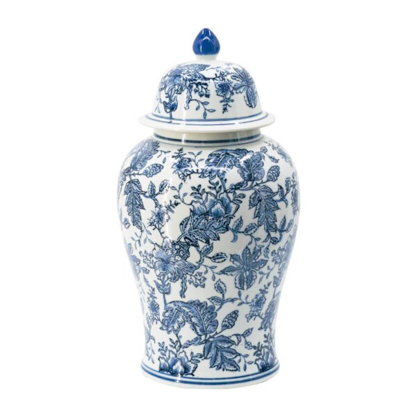 Blue & White Chinoiserie Lidded Ginger Jar - Small - Image 2