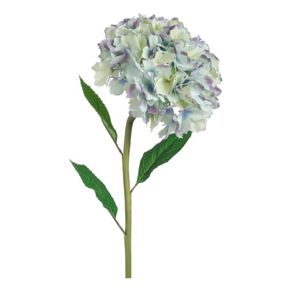 Soft Lavender & Celadon Hydrangea Stem 34" - Image 2
