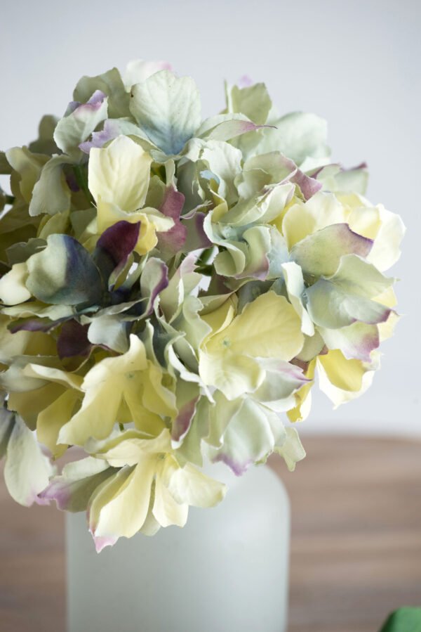 Soft Lavender & Celadon Hydrangea Stem 34" - Image 3