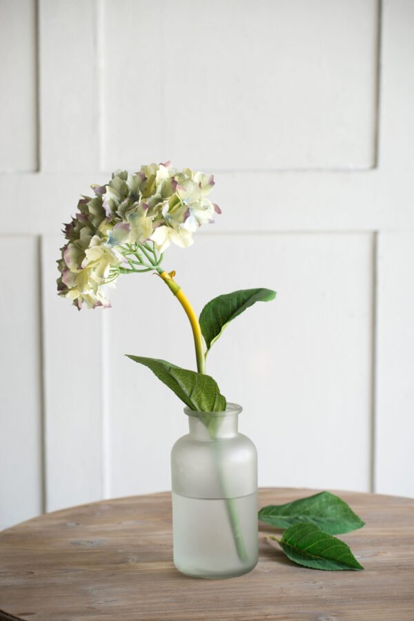 Soft Lavender & Celadon Hydrangea Stem 34" - Image 4