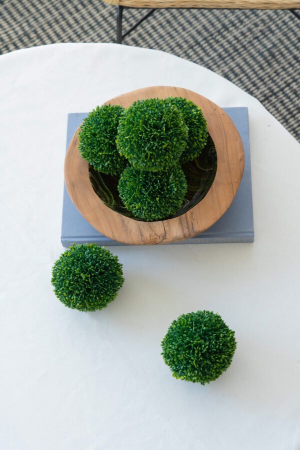 Faux Boxwood Ball Trio – Gift Boxed Set - Image 5