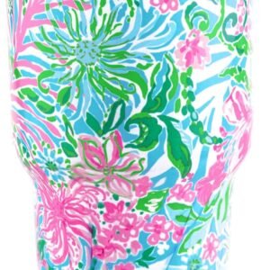 Lilly Pulitzer 30 oz Insulated Tumbler with Lid- Leaf it Wild