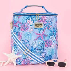 Lilly Pulitzer Insulated Wine Carrier, Cooler Bag