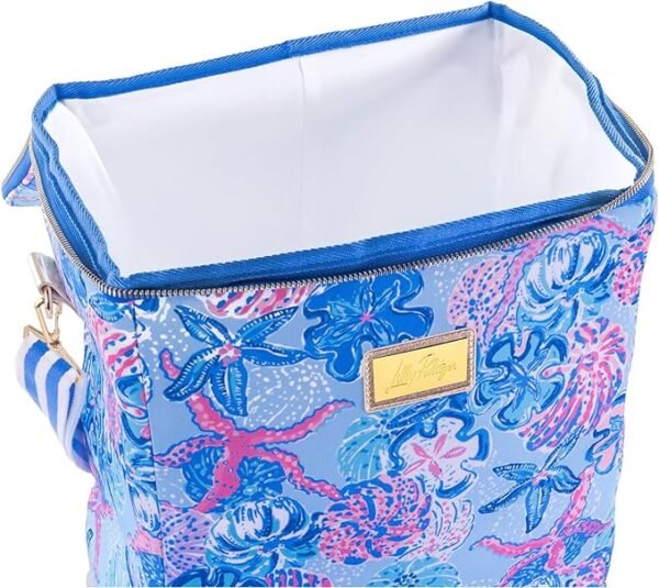 Lilly Pulitzer Insulated Wine Carrier, Cooler Bag - Image 3