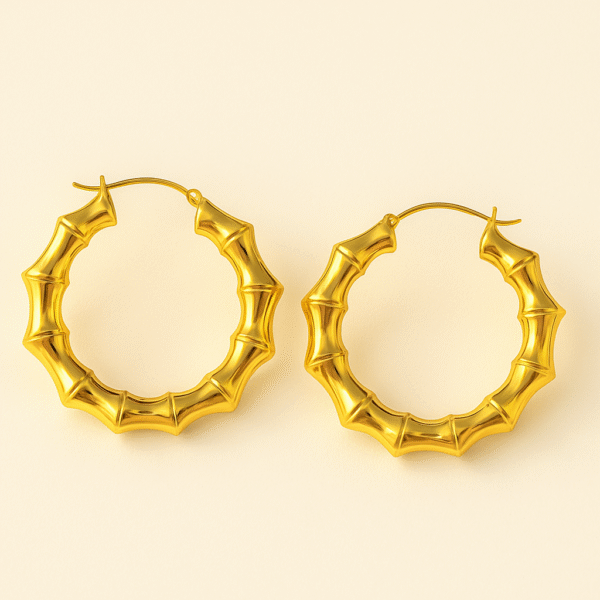Savannah Luxe Bamboo Hoops