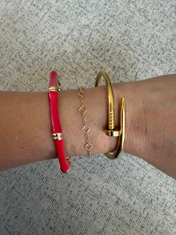 Red Tropical Grove Bangle - Image 2