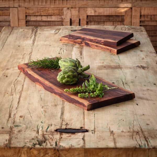 Wooden Live Edge Chopping Board, Large - Image 2