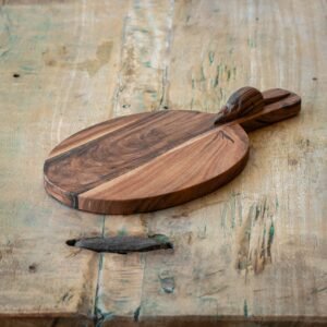 Topolino Cheese Board with Hand-Carved Mouse