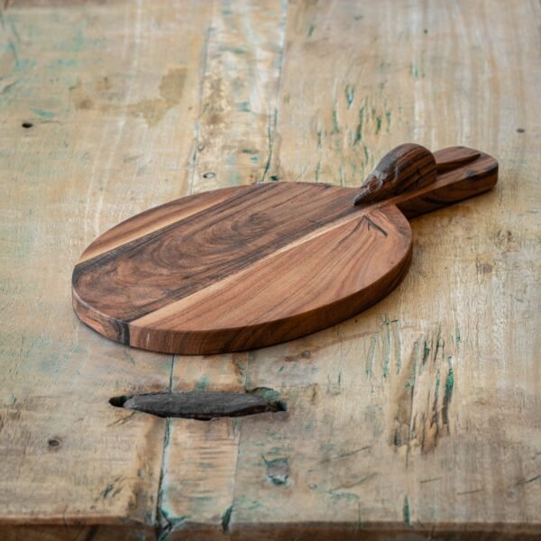Topolino Cheese Board with Hand-Carved Mouse