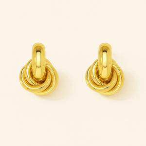 Aurora Knot Statement Earrings