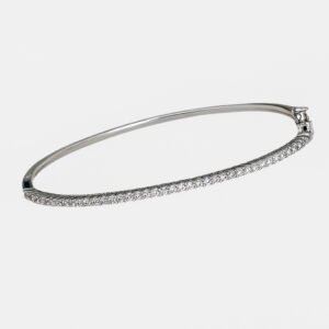 Silver Lumière Bangle