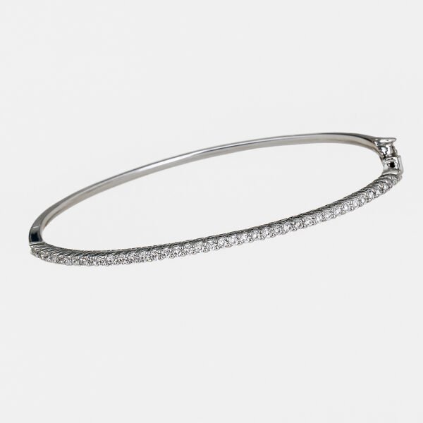 Silver Lumière Bangle