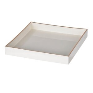 White Square Mimosa Tray