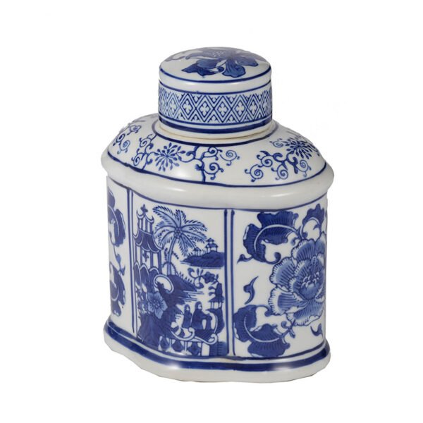 Blue Blossom Chinoiserie Jar - Image 4