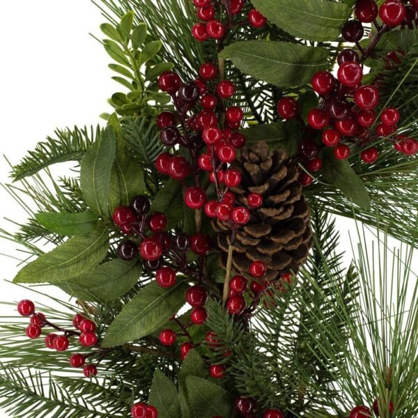 Crimson Berry Holiday Wreath - Image 2