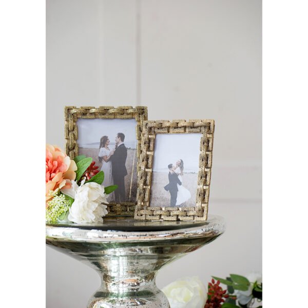 Gilded Link Chain Photo Frame - Image 5