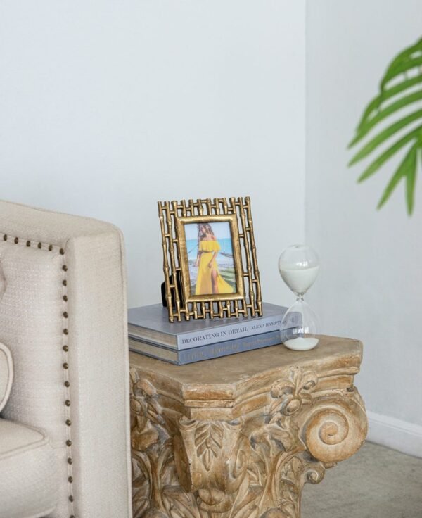 Antique Gold Bamboo Frame - Image 4