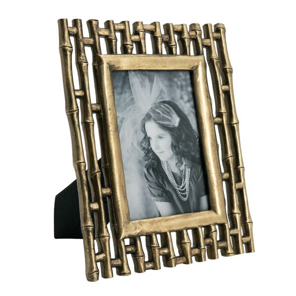 Antique Gold Bamboo Frame - Image 2