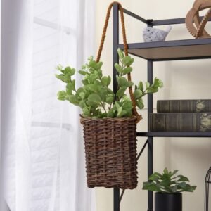 Handwoven Willow Hanging Basket