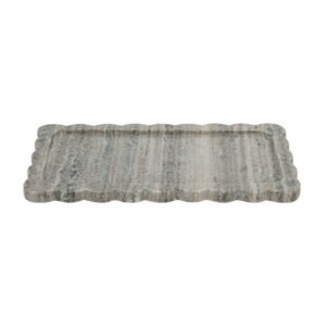 Scalloped Edge Marble Tray