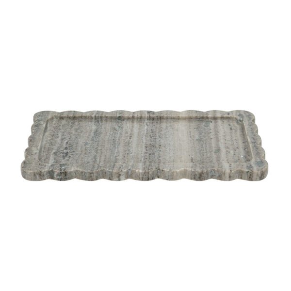 Scalloped Edge Marble Tray
