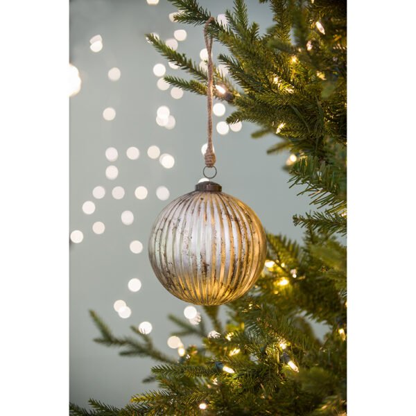 Golden Glow Mercury Glass Ornament - Image 2