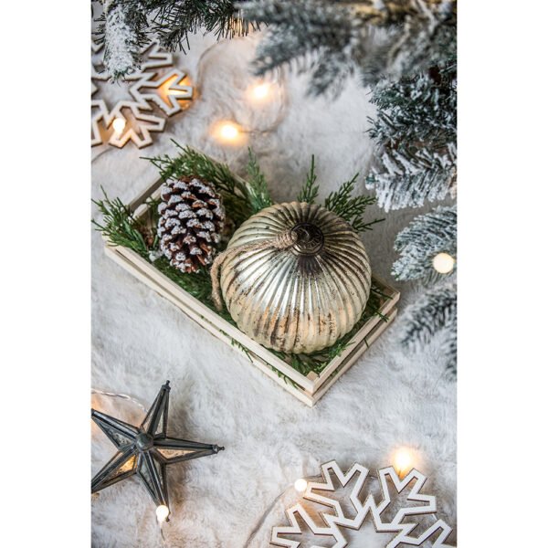 Golden Glow Mercury Glass Ornament - Image 4
