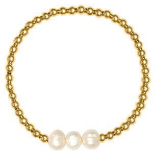 Hadley Triple Pearl Beaded Bracelet