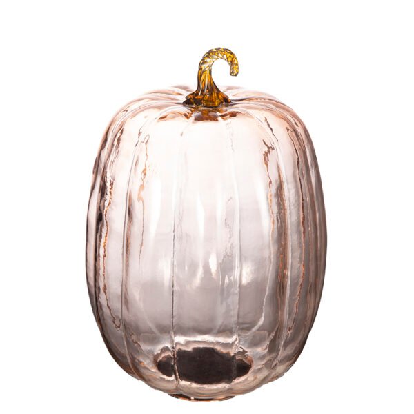 Golden Stem Glass Pumpkin - Image 2
