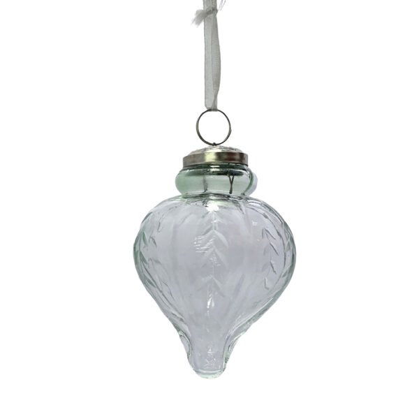 Classic Clear Glass Ornament