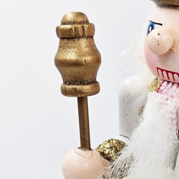 Regal White & Gold Nutcracker Trio Ornaments – Set of 3 - Image 3