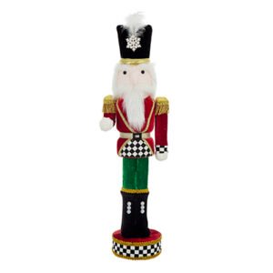Regal White & Red Nutcracker Soldier – 21.5”