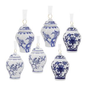 Chinoiserie Ginger Jar Ornament – Assorted Styles