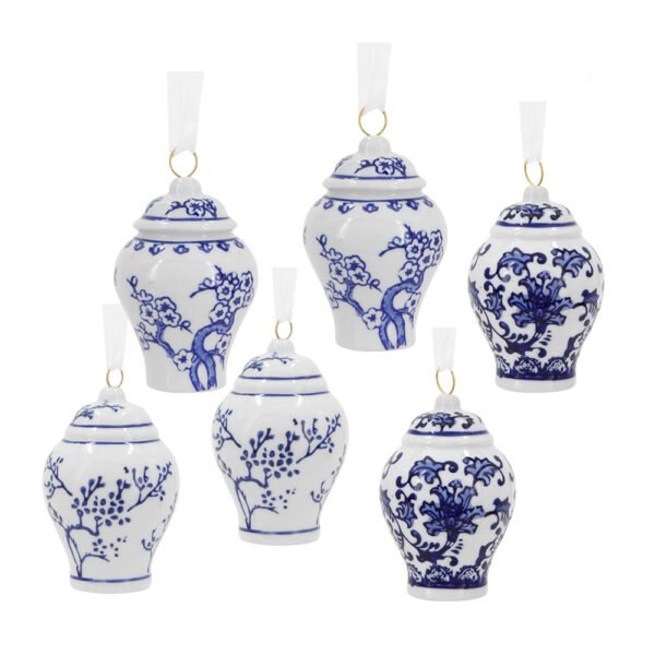 Chinoiserie Ginger Jar Ornament – Assorted Styles