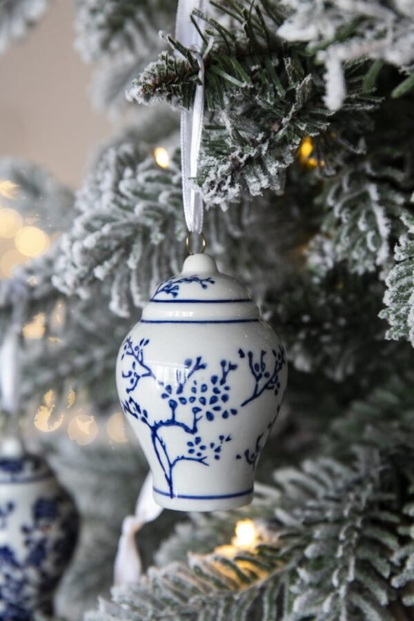 Chinoiserie Ginger Jar Ornament – Assorted Styles - Image 2