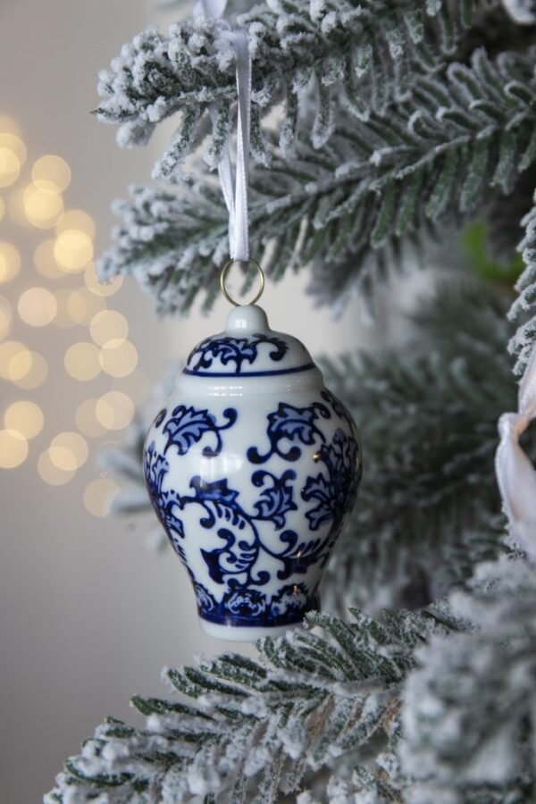 Chinoiserie Ginger Jar Ornament – Assorted Styles - Image 3