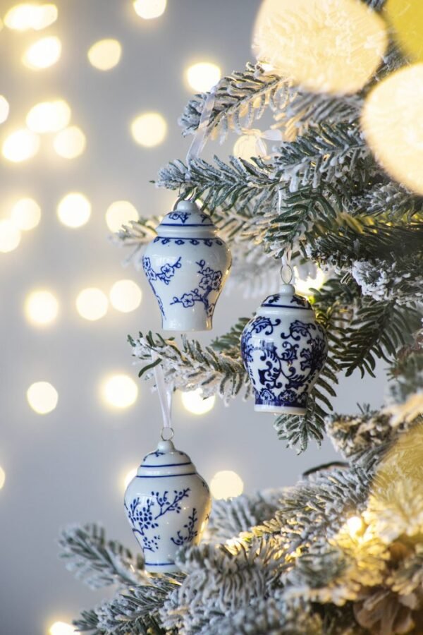 Chinoiserie Ginger Jar Ornament – Assorted Styles - Image 4