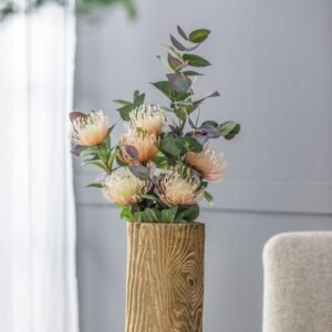 Alu Timber Trunk Flower Vase- Small